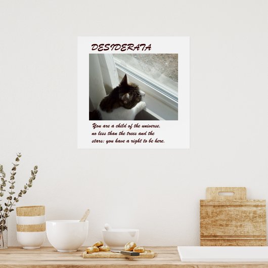 Affiche de Luvlee Window DESIDERATA (Cuisine)