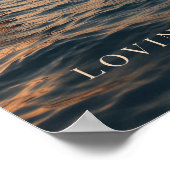 Affiche de luxe de la plage de Lovina à Bali (Coin)