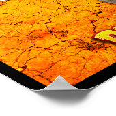 Affiche de luxe Dilophosaurus (Coin)