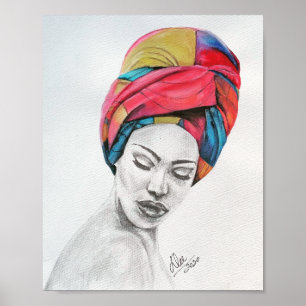 Affiche de luxe sur toile Premium (20x25 cm)