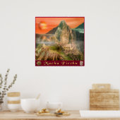 Affiche de Machu picchu (Cuisine)