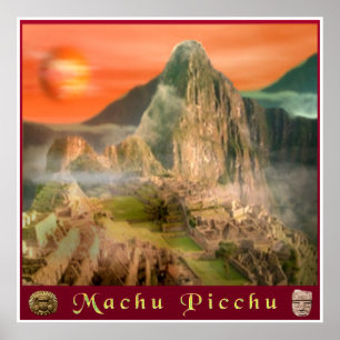 Affiche de Machu picchu