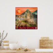 Affiche de Machu picchu (Cuisine)