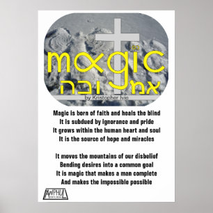 Affiche de magie d'hiver