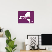 Affiche de maison de New York (Bureau à domicile)