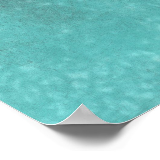 Affiche de Maison Rustique Douce Teal (Coin)