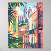 Affiche de Malaga Illustration de Malaga Espagne V (Devant)