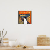 Affiche de manchot de Munch (Cuisine)