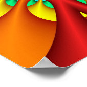 Affiche de mandala décorative aux couleurs arc-en- (Coin)