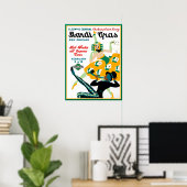 Affiche de Mardi Gras du Illinois Central Railroad (Bureau à domicile)