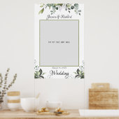 Affiche de mariage à l'aquarelle d'eucalyptus (Cuisine)