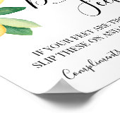 Affiche de mariage à semelles Dancing Feet Sign Fl (Coin)