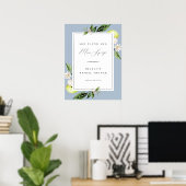Affiche de mariage Botanical Lemons Main Squeeze (Bureau à domicile)