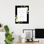 Affiche de mariage Botanical Lemons Main Squeeze (Bureau à domicile)