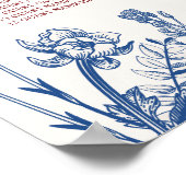 Affiche de mariage chinois Double Xi avec 16 table (Coin)