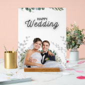 Affiche de mariage – Élégante mariée et verdure du (Mariage)