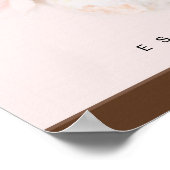 Affiche de mariage Premier jour pour toujours (Coin)