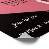 Affiche de marketing d'événements beauté et mode (Coin)