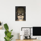 affiche de masque (Bureau à domicile)