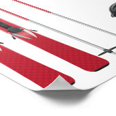 Affiche de matériel de ski (Coin)