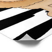 Affiche de maternelle Animaux de Safari (Coin)