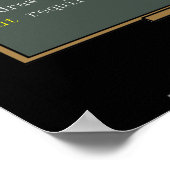 Affiche de mathématiques Isaac Newton (Coin)