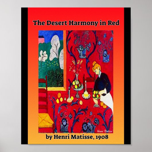 Affiche de Matisse 1908 (Devant)