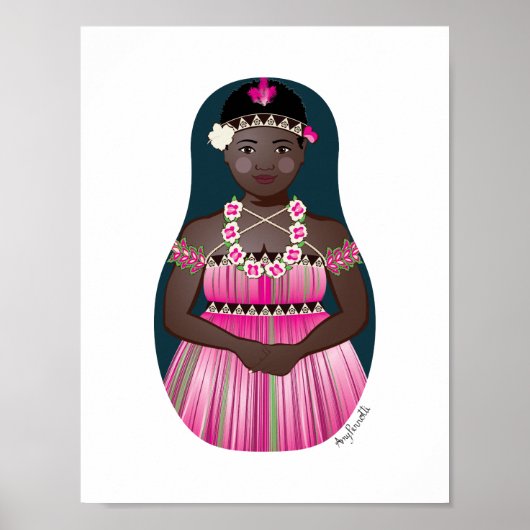 Affiche de Matriochka bougainvillienne (Devant)