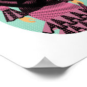 Affiche de Matriochka Robe Rose Espagnole (Coin)