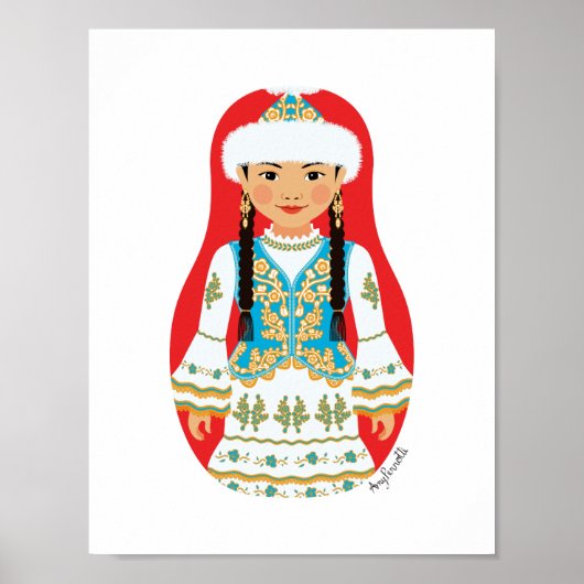 Affiche de Matryoshka kazakhe (Devant)