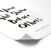 Affiche de Matthieu 5:16 (Coin)