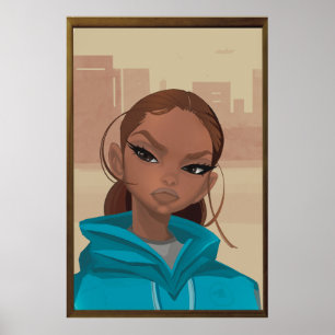 Affiche de mauvaise fille