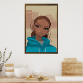 Affiche de mauvaise fille (Cuisine)