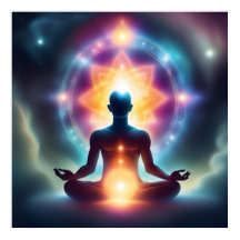 Affiche de méditation spirituelle