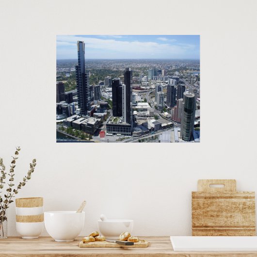 affiche de melbourne skyline de 14.95 (Cuisine)