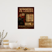 Affiche de mentalité de gagnant | Roland K. Voss (Cuisine)