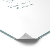Affiche de menu de boissons de mariage modifiable (Coin)