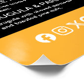 Affiche de menu de restaurant modifiable (Coin)