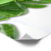 Affiche de menu tropical romantique (Coin)