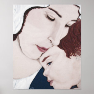 Affiche de mère et d'enfant