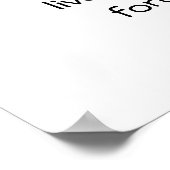 Affiche de message spirituel sur le chemin de la v (Coin)