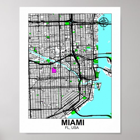 Affiche de Miami City (Devant)