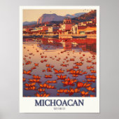 Affiche de Michoacán - Art de Michoacán - Papillon (Devant)