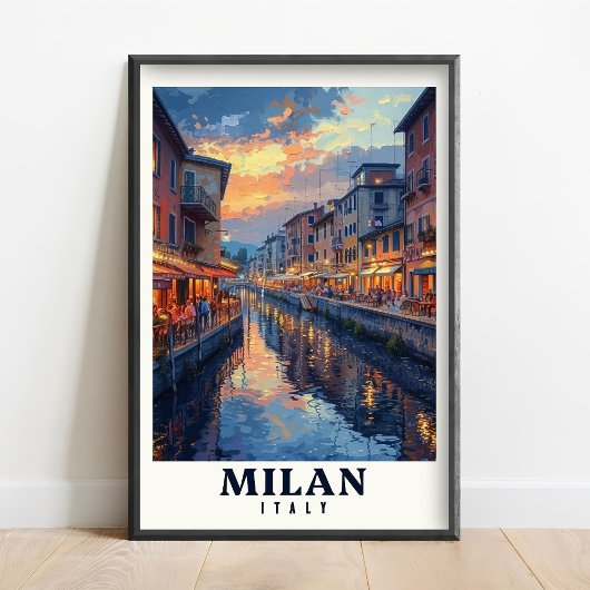 Affiche de Milan - Impression de Milan - Impressio