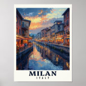 Affiche de Milan - Impression de Milan - Impressio (Devant)