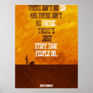 Affiche de minimaliste de citation de John