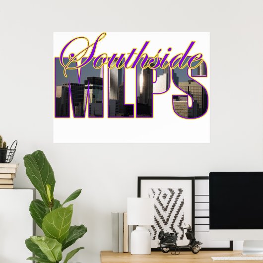 affiche de minneapolis côté sud (Bureau à domicile)