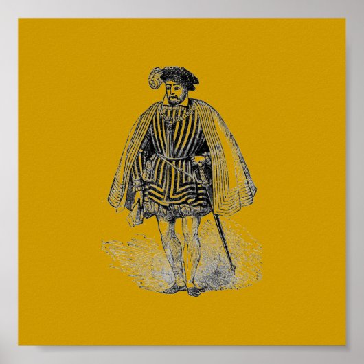 Affiche de mode élisabéthaine (Devant)