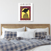 Affiche de mode Glam Gazette | Art mural léopard (Insitu(Chambre))