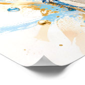 Affiche de mode Streetwear Blue Gold (Coin)